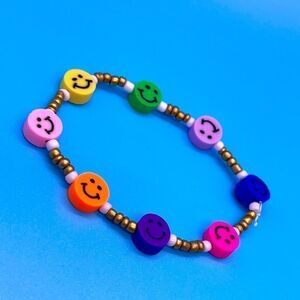 Y2K Bracelets “All Smiles” Stretch Beaded Bracelet